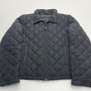 KENNETH COLE Women’s Medium Black Puffy Down Winter Coat